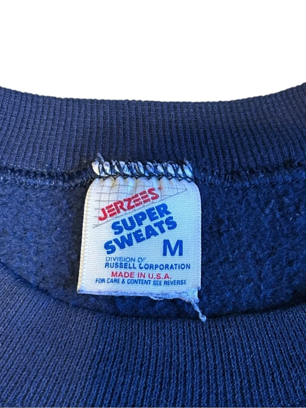 Vintage Jerzees Super Sweats USA Made Country Folk Art Graphic Sweatshirt M - Picture 5 of 11